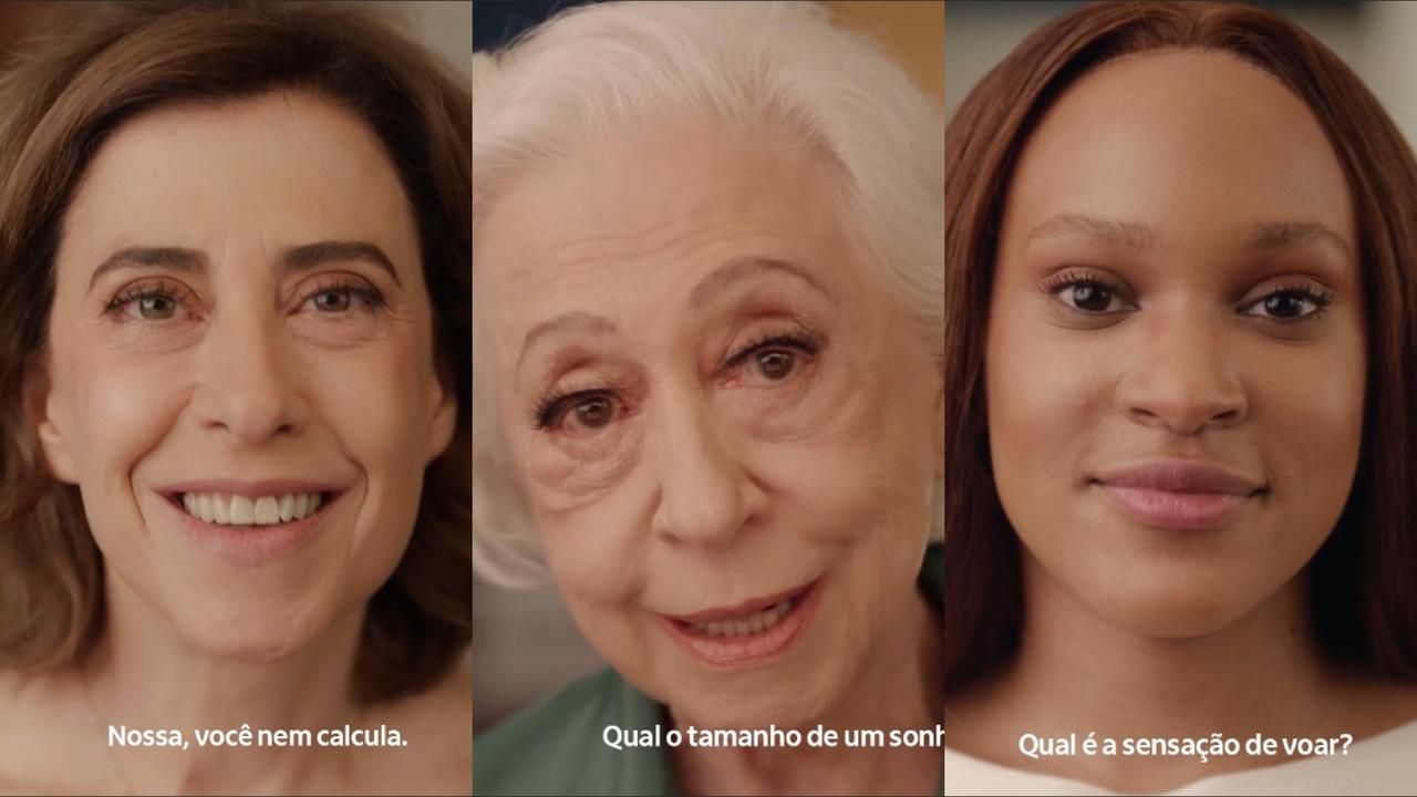 Itaú responde IA com Fernanda Torres, Montenegro e Rebeca Andrade