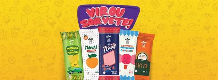 O Sorvete Los Los realiza parceria com novas marcas e se prepara para o verão