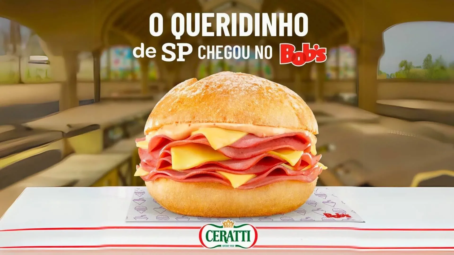 Bob’s e Ceratti lançam Sanduba de Mortadela em homenagem ao aniversário de SP
