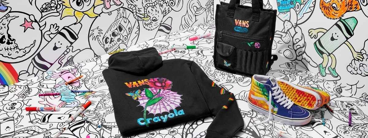 Vans e Crayola celebram a diversão e o espírito da criatividade