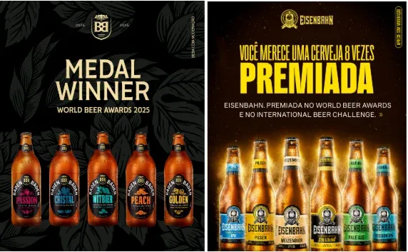 Baden Baden e Eisenbahn conquistam 16 medalhas em competições internacionais