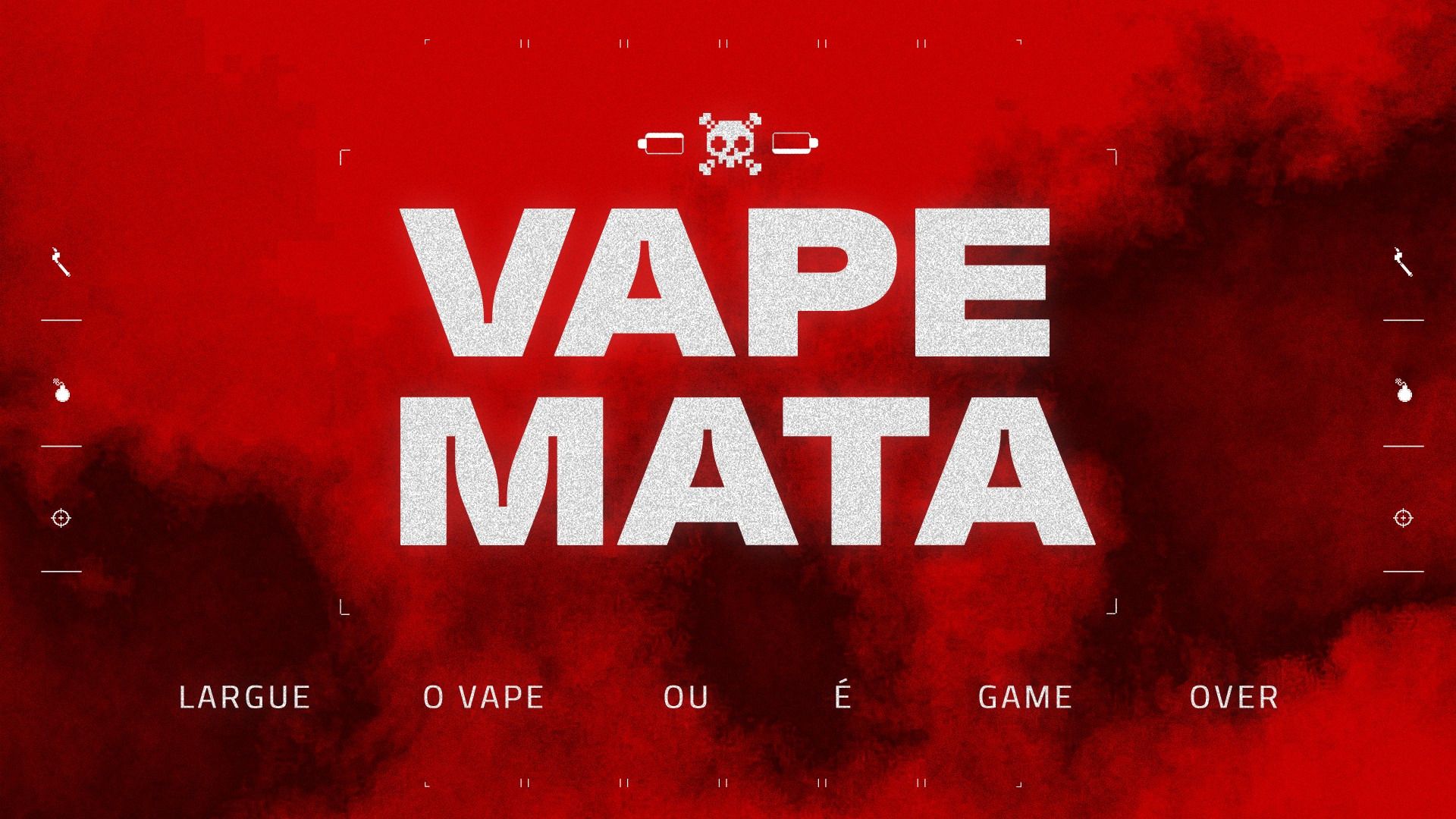 Campanha usa universo gamer para alertar sobre os riscos do vape