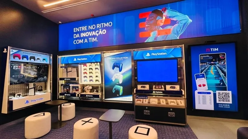 TIM e PlayStation realizam ativação gamer exclusiva na Oscar Freire com foco em Ghost of Yotei