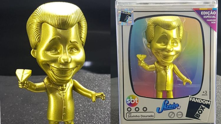 Silvinho Dourado ganha edição especial feita pelo SBT e Fandom Box