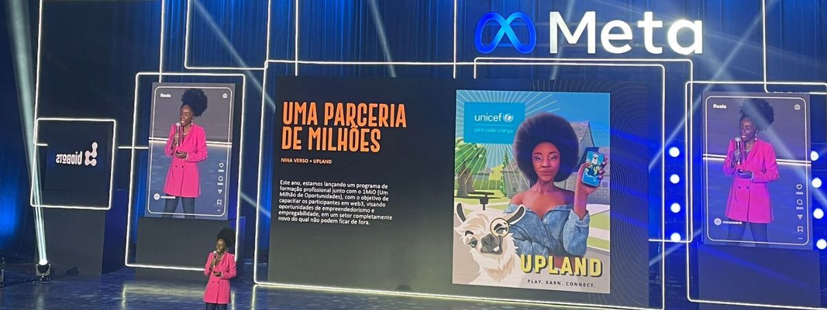 Upland e BiobotsTec apresentam avatar NinaVerso no Meta Summit