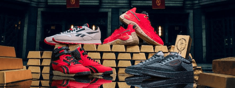 Reebok lança coleção inspirada no maior roubo da história (da Netflix)