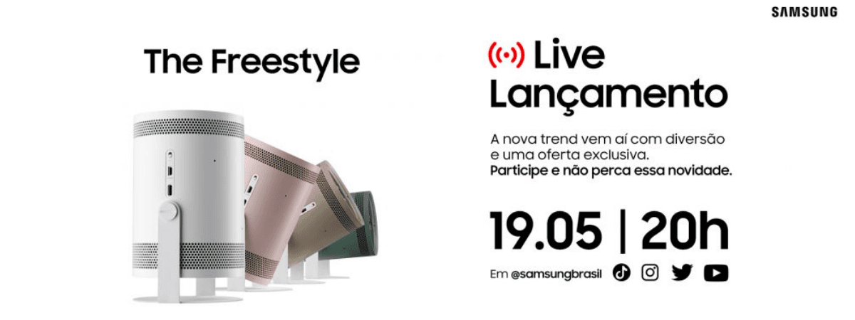 Pré-venda do The Freestyle, da Samsung, ganha Live de lançamento