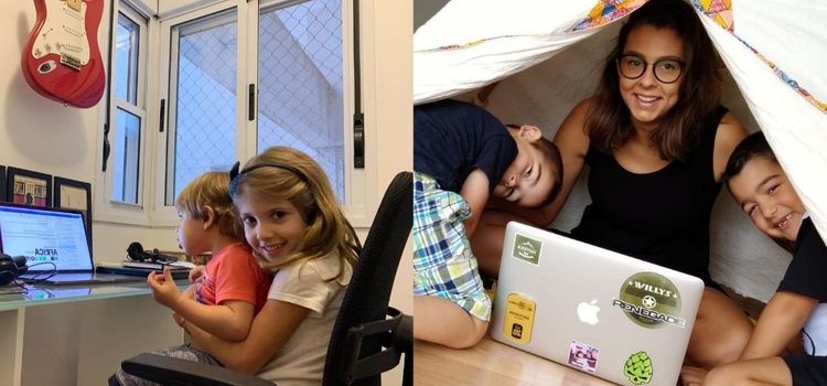 Tem que ser criativo para dar conta do home office