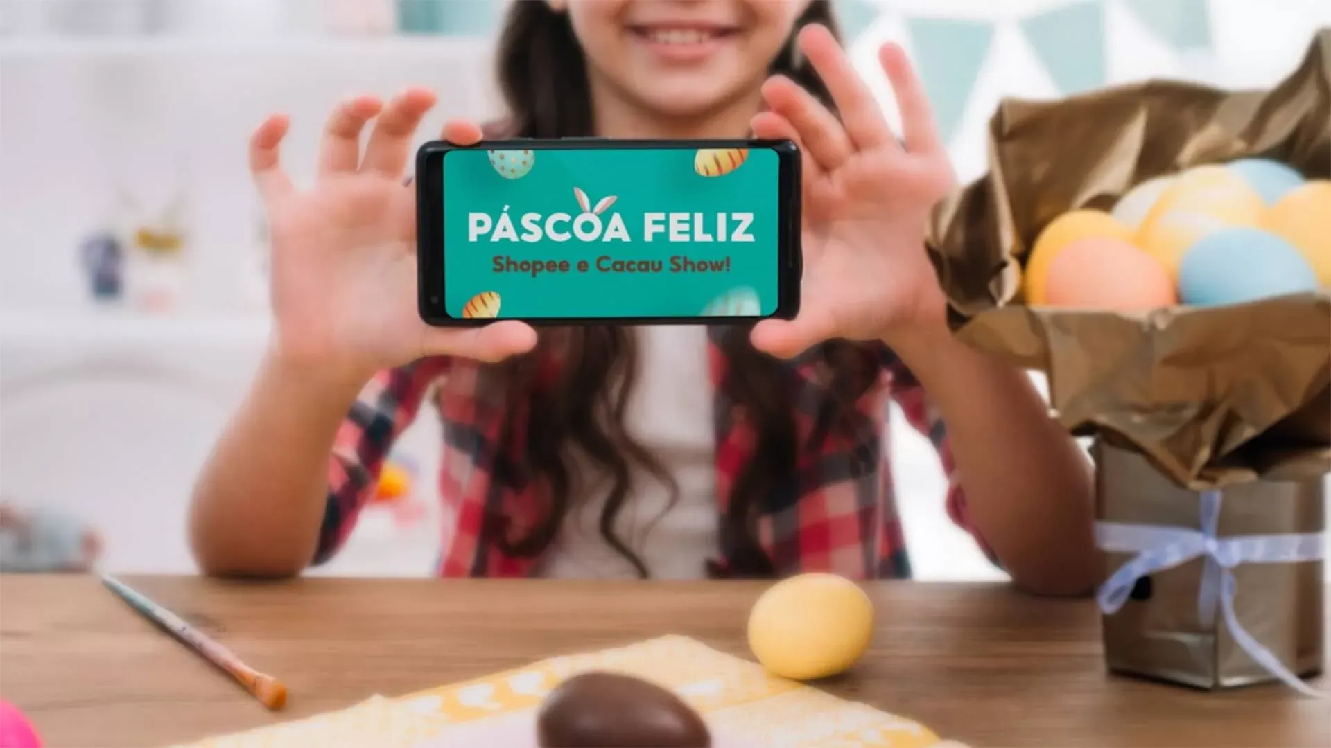 Shopee e Cacau Show celebram Páscoa beneficente