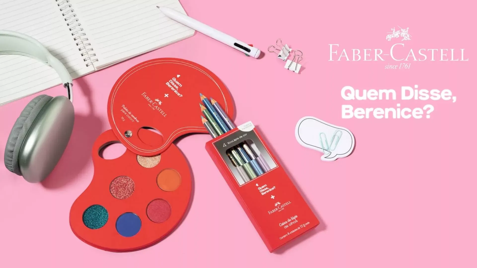 Quem Disse, Berenice? e Faber-Castell unem beleza e criatividade em collab