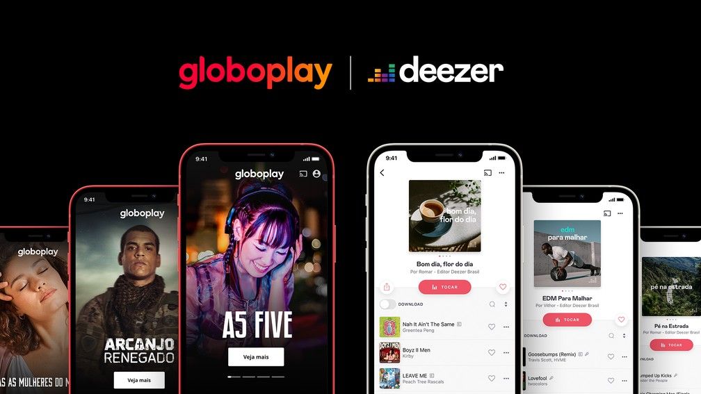 Globoplay e Deezer lançam parceria inédita no Brasil