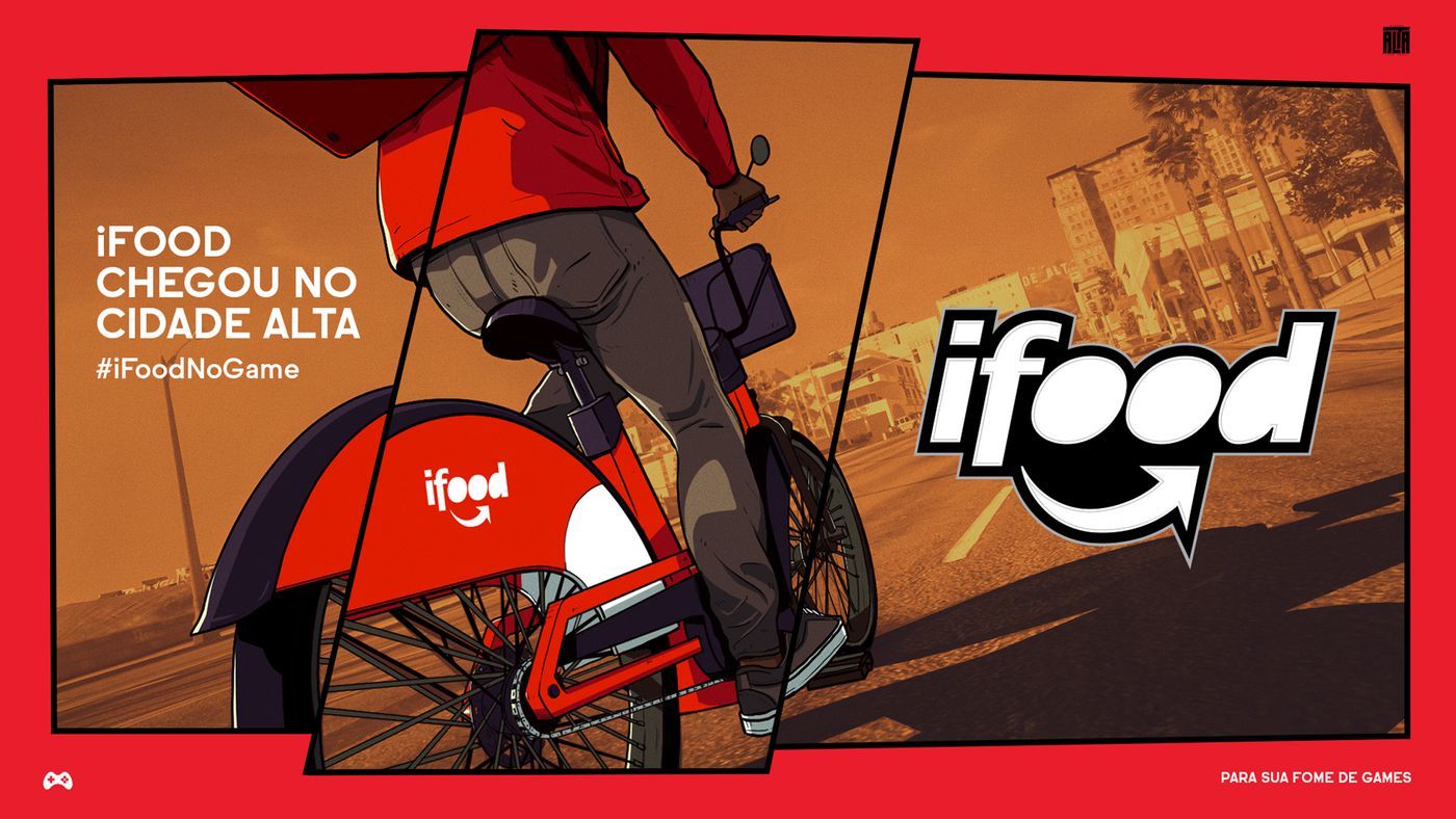 iFood permite que jogadores sejam entregadores no GTA V online