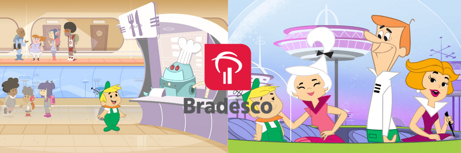 Bradesco faz releitura dos “Jetsons” em nova campanha de inovações