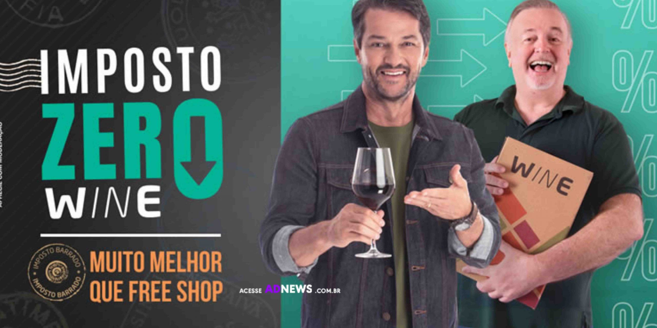 Wine vai zerar os impostos em todos os rótulos do site, app e lojas físicas