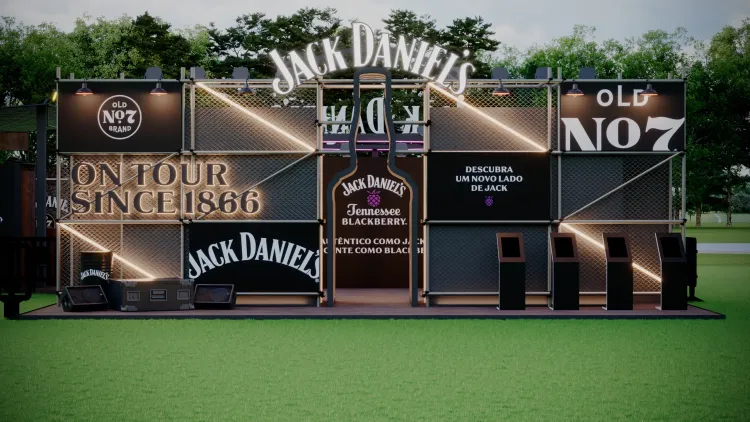 Jack Daniel’s apresenta o novo Jack Blackberry em ativação interativa no João Rock 2026