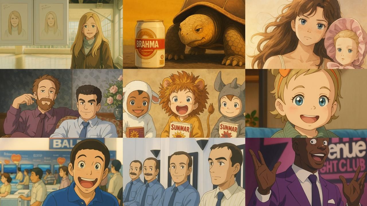 Clássicos da propaganda brasileira ganham versões no estilo Ghibli