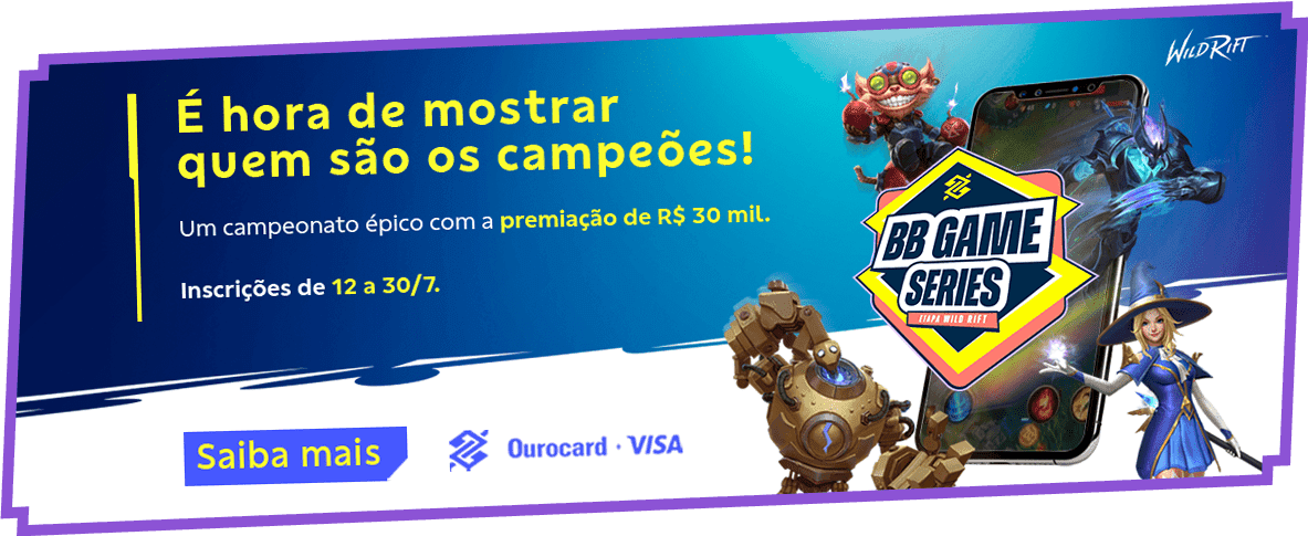 BB Game Series Etapa Wild Rift é anunciado com premiação de R$ 30 mil