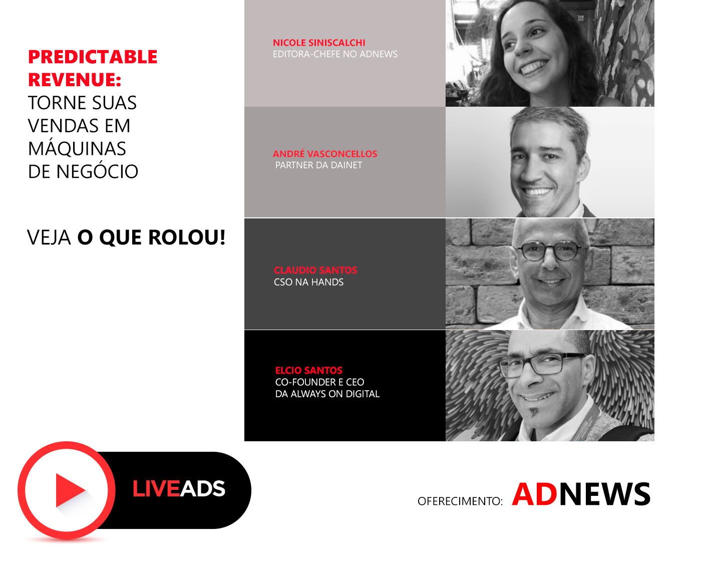 LIVEADS | Veja o que rolou | Predictable Revenue: Torne suas vendas em máquinas de negócio