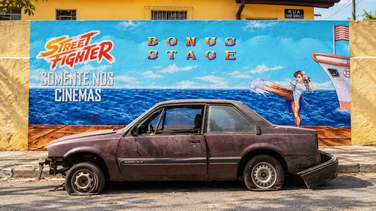 Paramount leva fase bônus de Street Fighter às ruas com carros reais