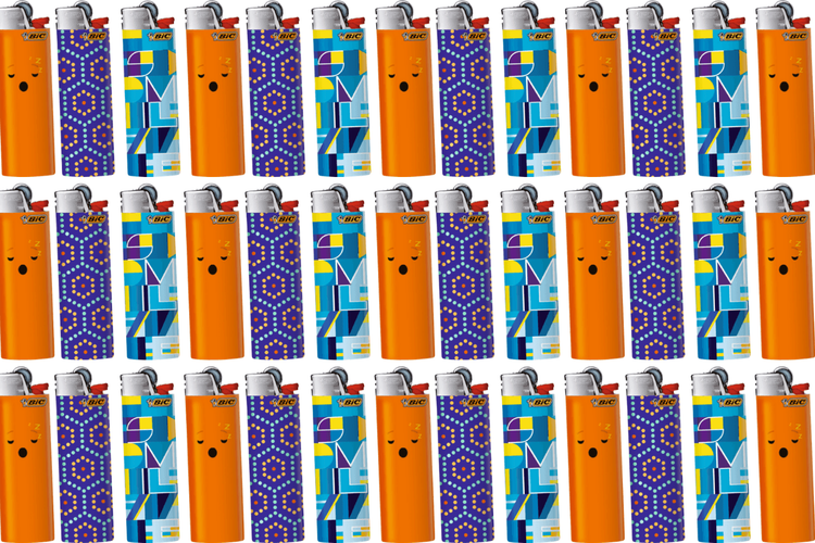 Novas estampas modernizam isqueiros que todos já conhecem