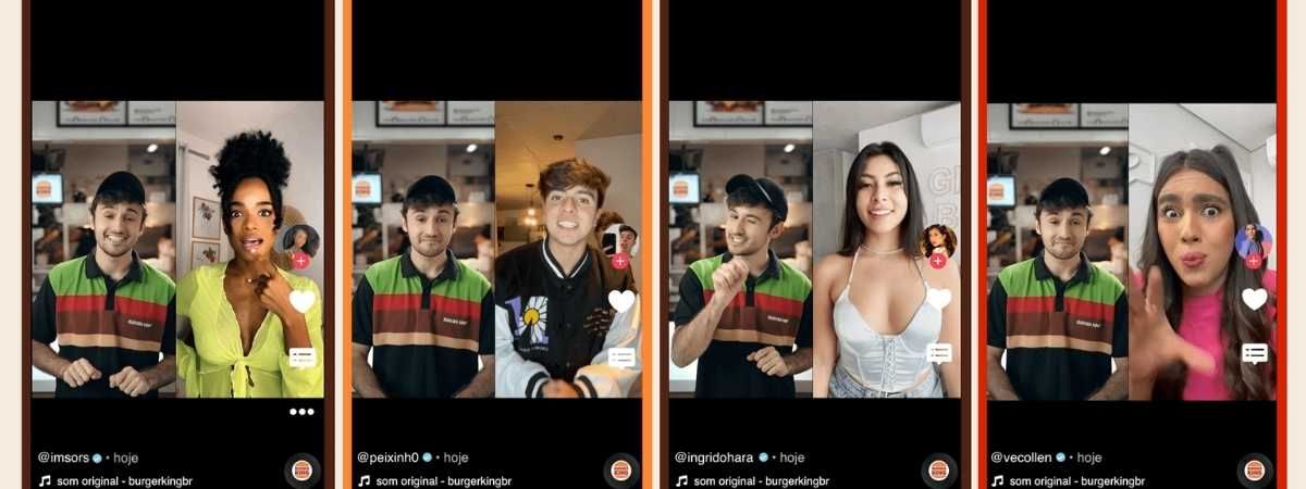 Tá com fome? Pede BK Delivery no TikTok