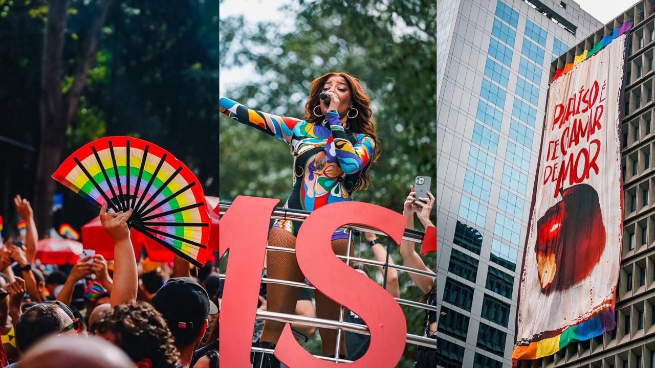 Ludmilla é destaque no trio da Amstel na Parada do Orgulho LGBT+