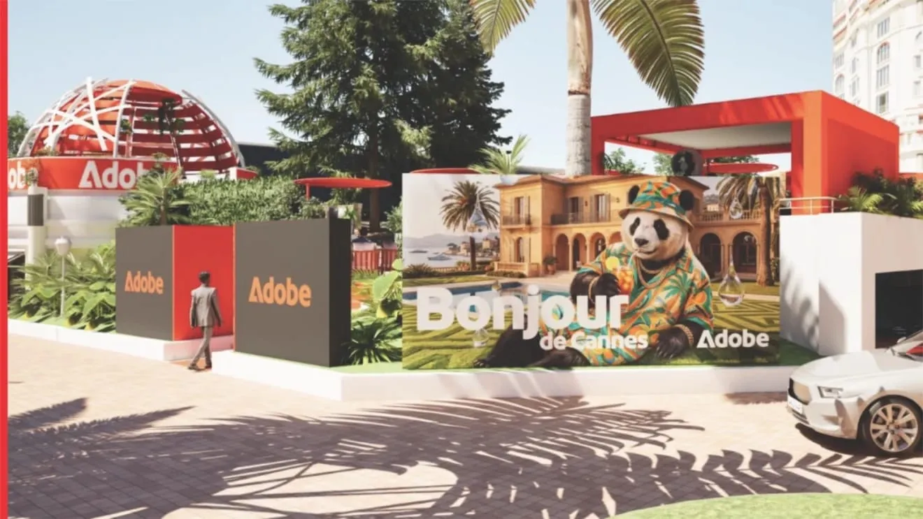 Maior aposta da Adobe em Cannes Lions 2026 estava na Creator Beach