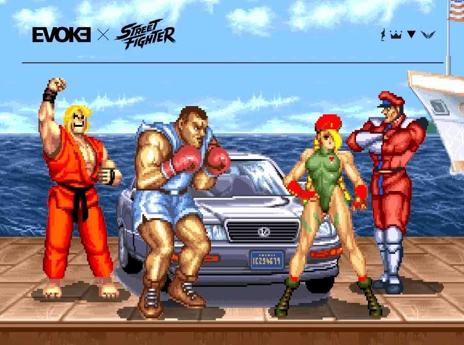 EVOKE lança coleção limitada de Street Fighter com modelos inspirados em personagens da franquia