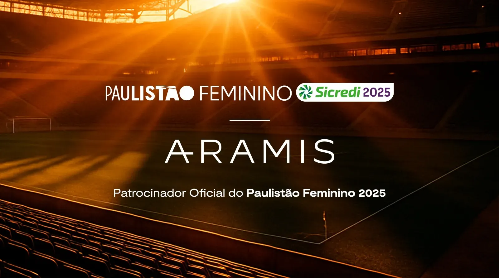 Aramis anuncia patrocínio ao Paulistão Feminino 2025 e amplia atuação em territórios de impacto cultural