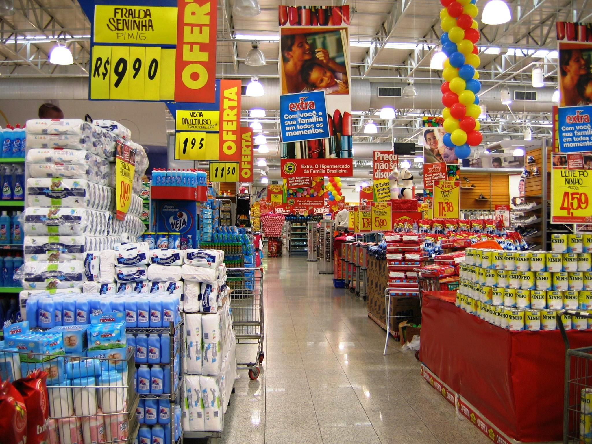Inflação força troca de marcas nos supermercados