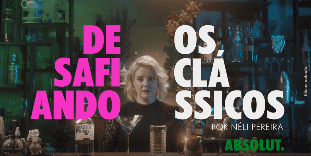 Absolut convida a desafiar os clássicos e descobrir novas formas de beber vodka