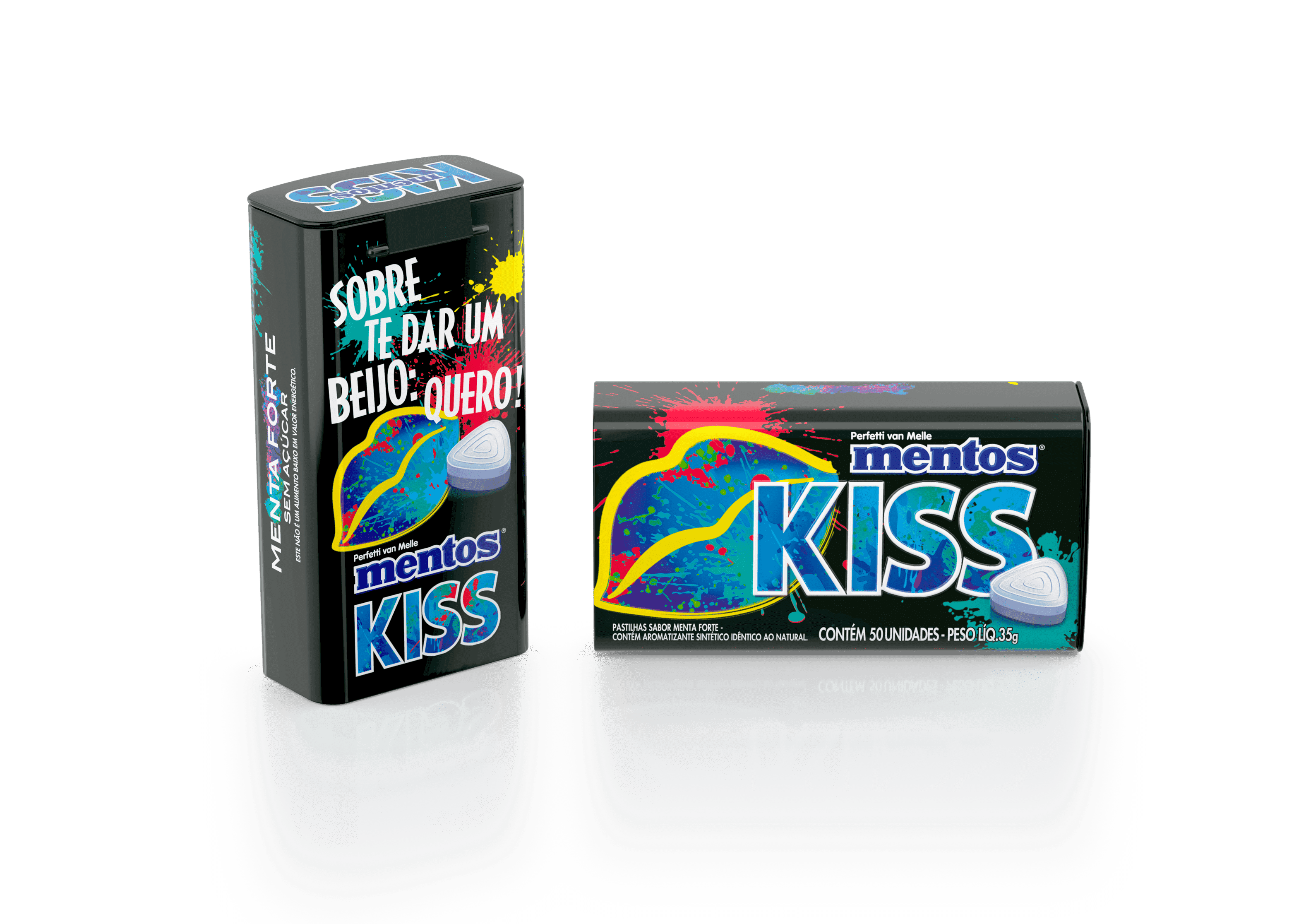 Mentos Kiss ganha embalagem colecionável com frases divertidas para os consumidores