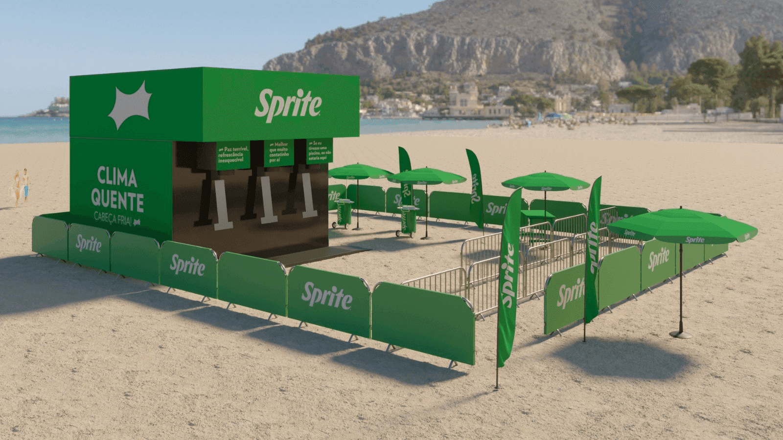 Sprite refresca o verão com ‘chuveirão Sprite’