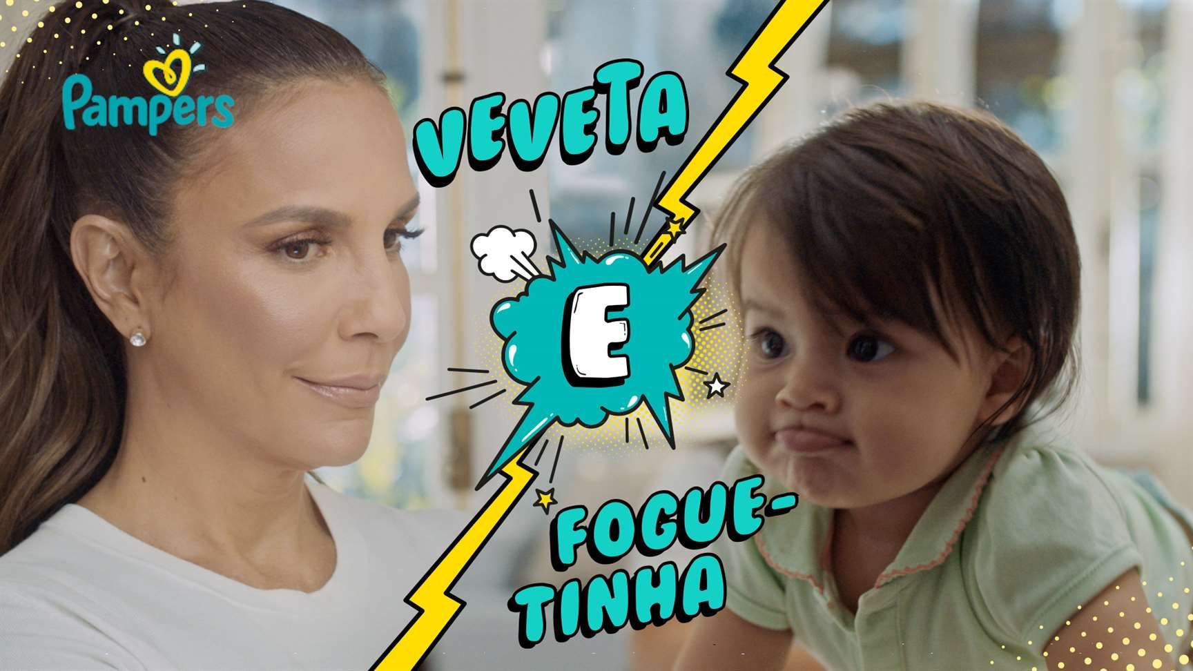 Pampers lança novo formato da fralda de vestir e apresenta campanha com Ivete Sangalo