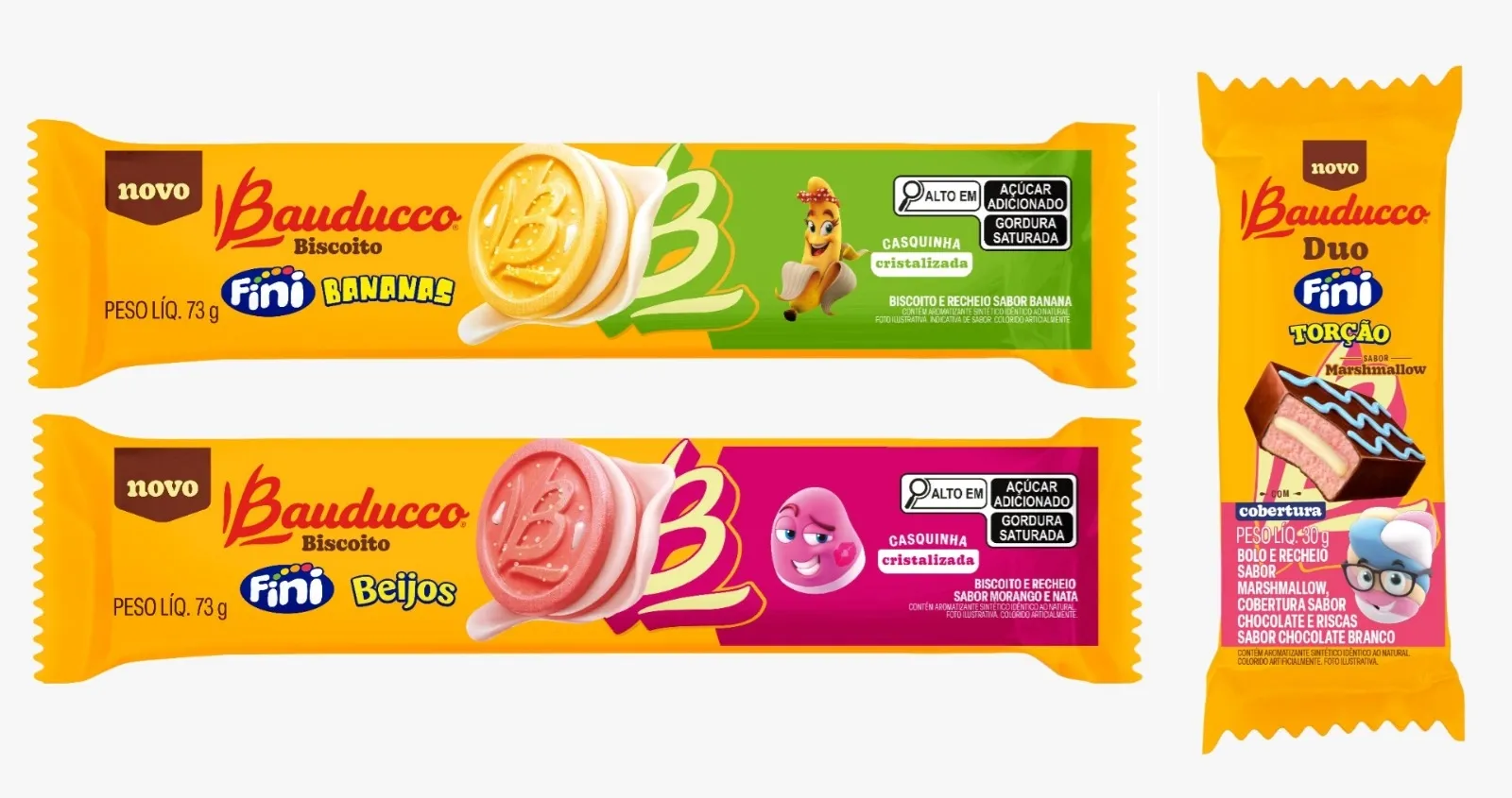 Bauducco e Fini expandem collab para recheados e bolinhos com foco em experiência sensorial