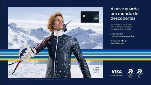 Visa Infinite promove experiências de inverno e campanha para os Jogos Olímpicos de Inverno Milano-Cortina 2026