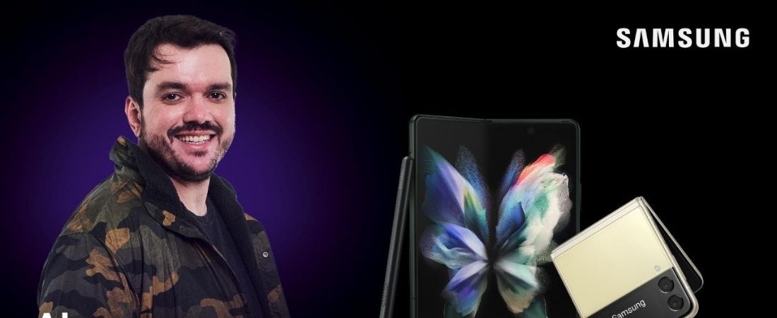 Galaxy Z: Gaules apresenta novos celulares em live na Twitch