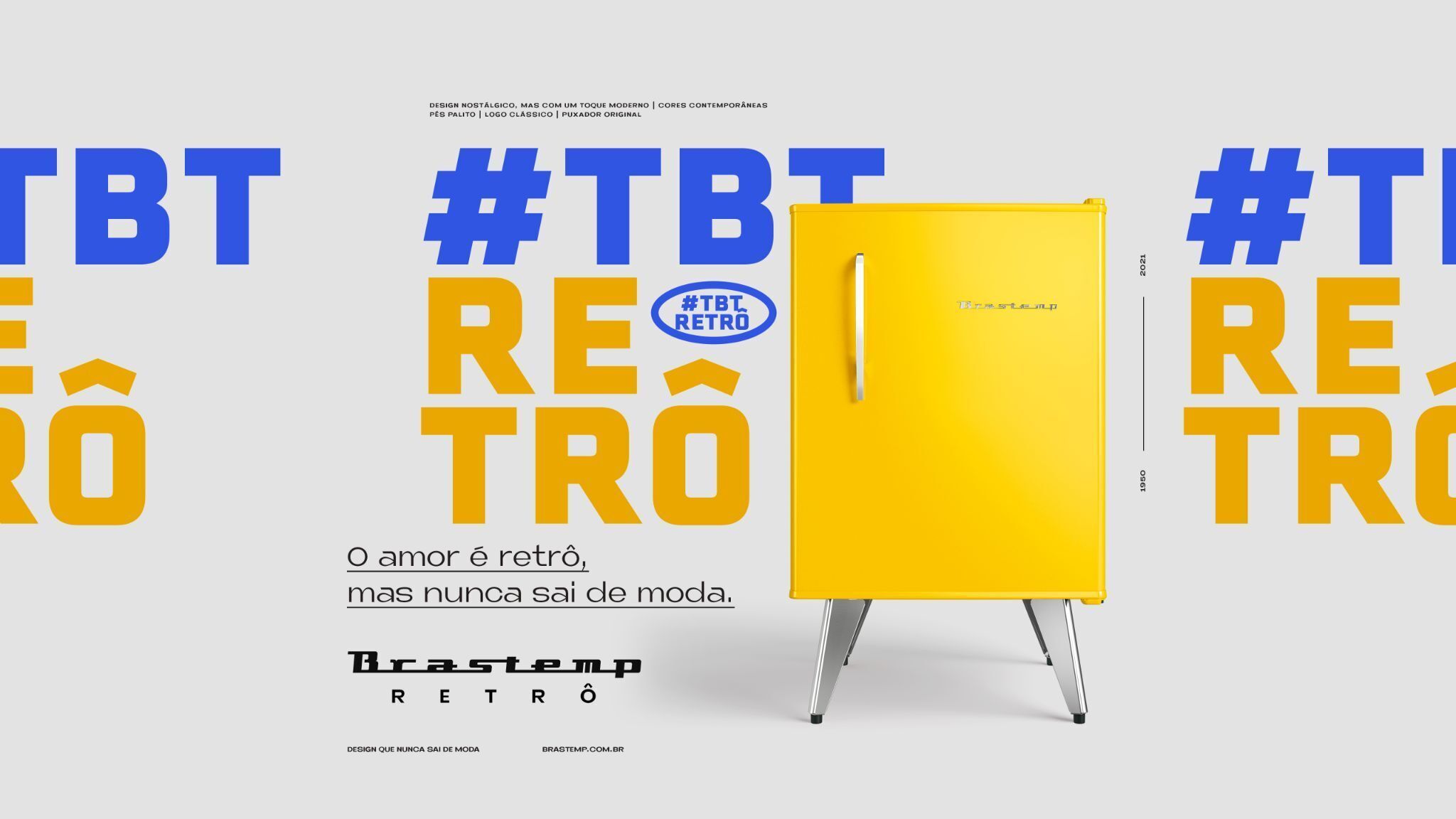 Brastemp convida o público para compartilhar afeto com a #TBTRETRÔ