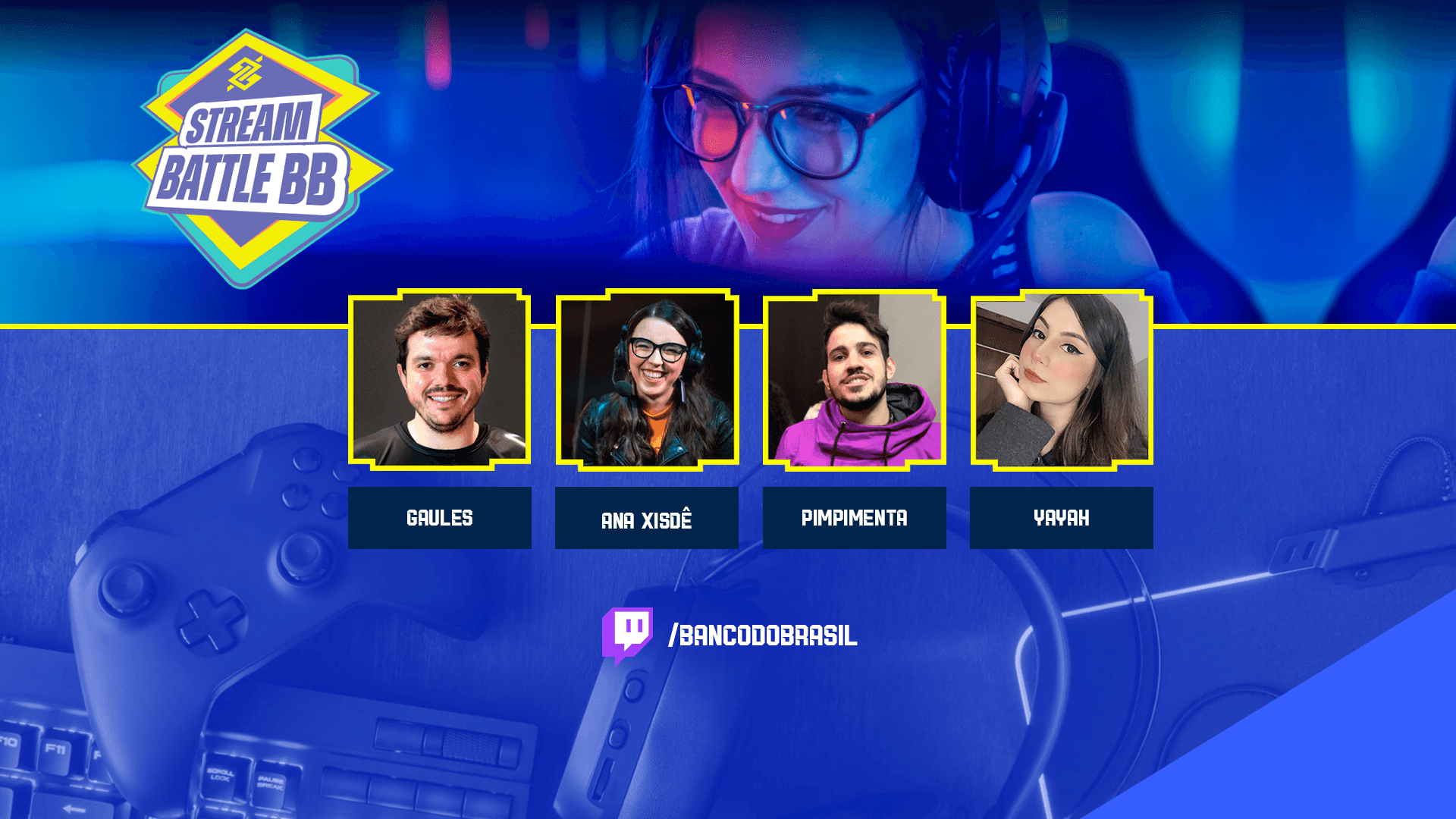 Banco do Brasil abre inscrições para concurso de streamers