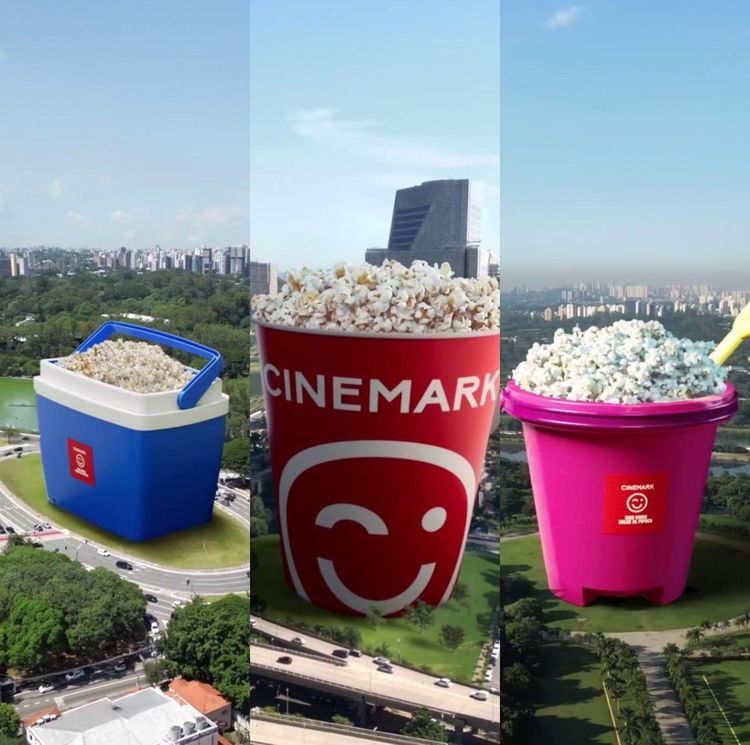 Cinemark enche balde de até 10 litros de pipoca por R$ 19