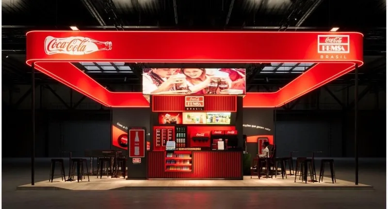 Coca-Cola FEMSA Brasil apresenta portfólio multicategoria e lançamentos na ABF Franchising Expo 2026