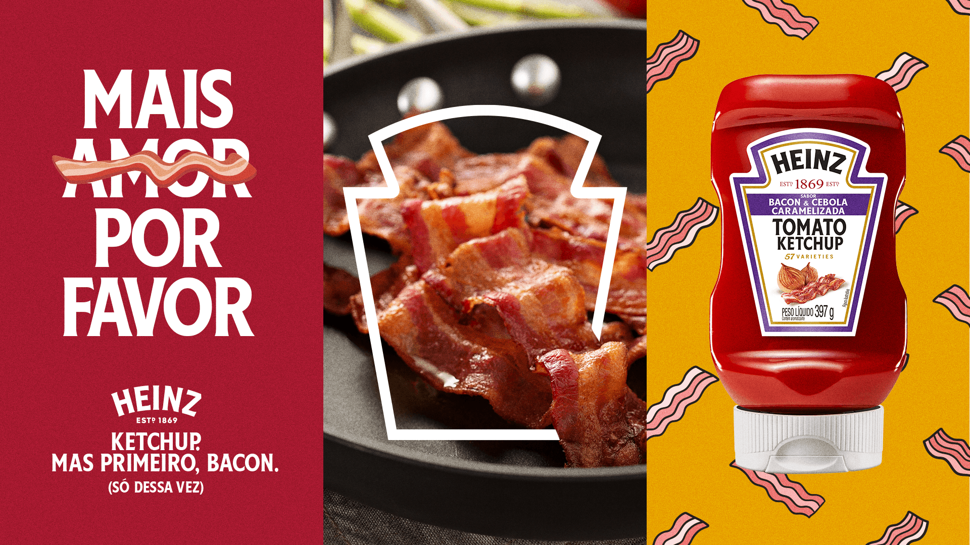 Heinz: Troque os presentes do ex por bacon no Big Kahuna