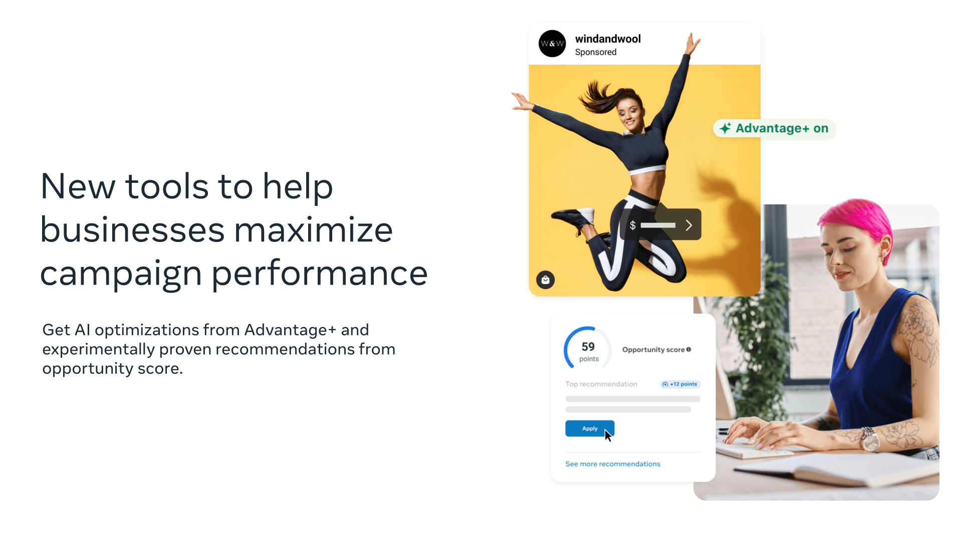 Meta usa IA para otimizar Advantage+