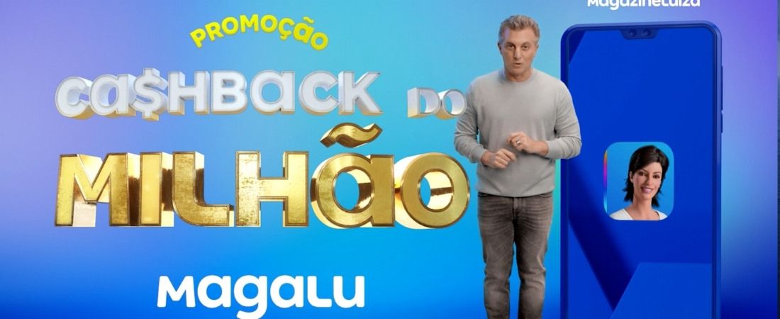 Magalu dá cashback milionário no “Domingão” com Huck