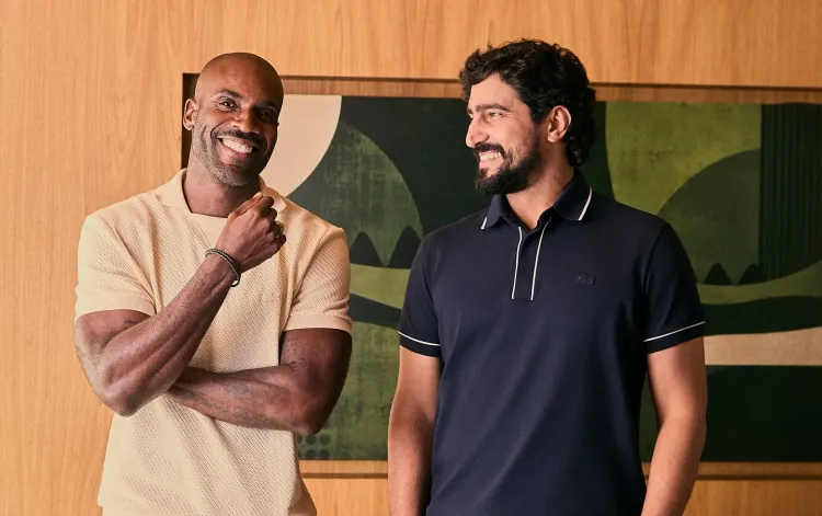 Lacoste celebra Dia dos Pais de 2026 com campanha estrelada por Rafael Zulu e Renato Góes