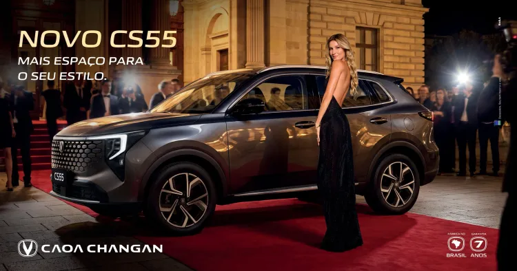 CAOA Changan estreia novo SUV CS55 no Brasil com campanha estrelada por Gisele Bündchen