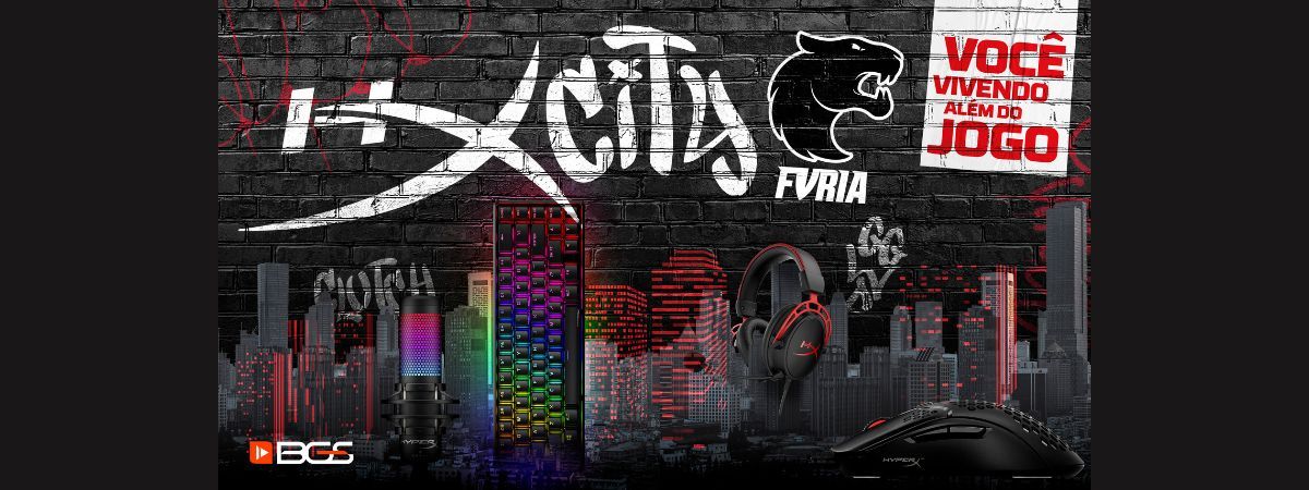 HyperX cria cidade gamer na Brasil Game Show 2022 com experiências interativas para o público ir além do jogo