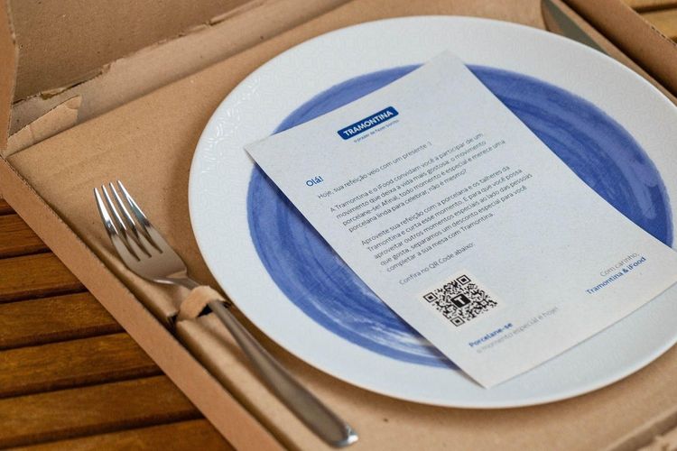 Tramontina e iFood distribuem porcelanas