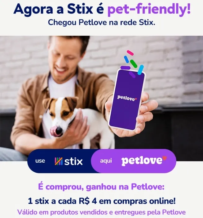 Petlove se une à Stix e vira marca exclusiva do segmento pet na maior rede de fidelidade do varejo
