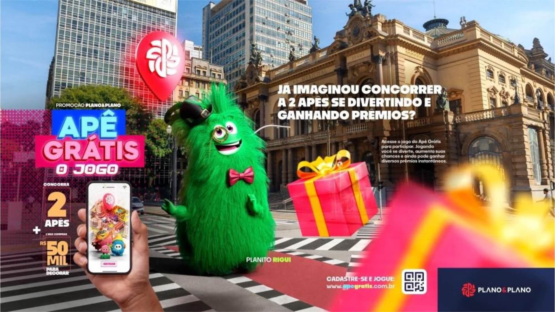 Plano&Plano oferece apartamentos e vale-compras de R$ 50 mil em jogo interativo